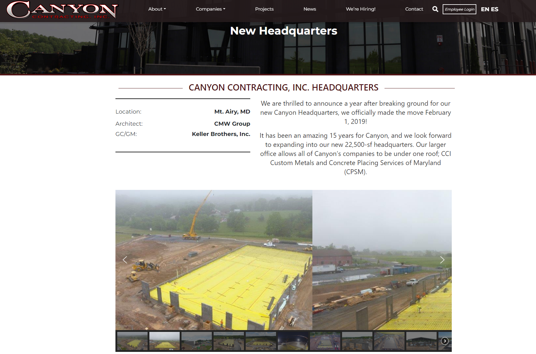 Canyon Contracting Inc. two